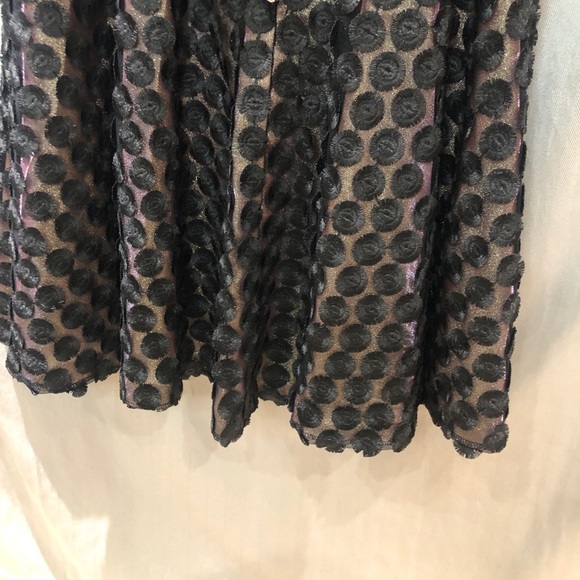 Jill Stuart black/gold cocktail dress. Sz 4 - Picture 13 of 16